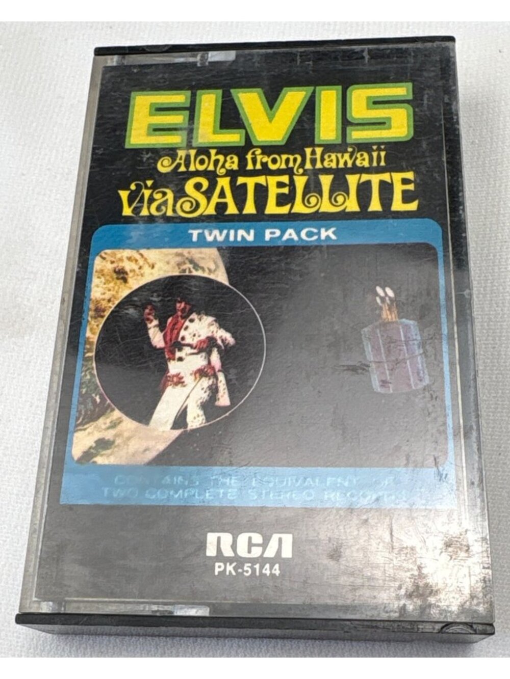 Elvis Presley Aloha From Hawaii Via Satellite Twin Pack Cassette RCA 1973